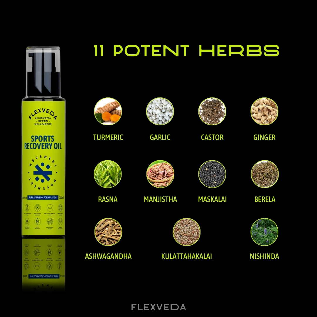 Flexveda's sports recovery oil - Image 3
